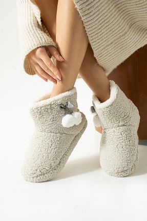 پاندوف طوسی زنانه پارچه ای MÜJERİL