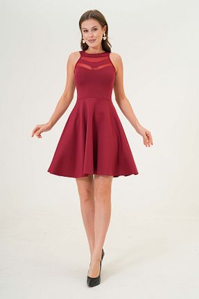 لباس زرشکی زنانه بافتنی bayansepeti - کد 884889566