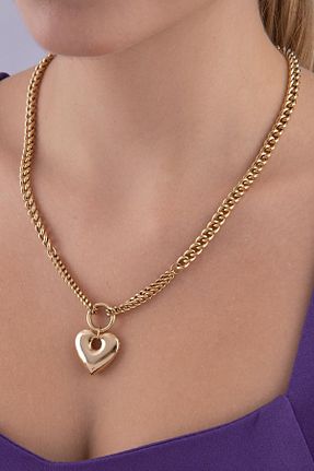 گردنبند طلا زرد زنانه 14 عیار Fiyonk Kuyumculuk - کد 884891845