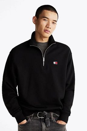 سوئیشرت مشکی مردانه ساده Tommy Hilfiger - کد 884887492