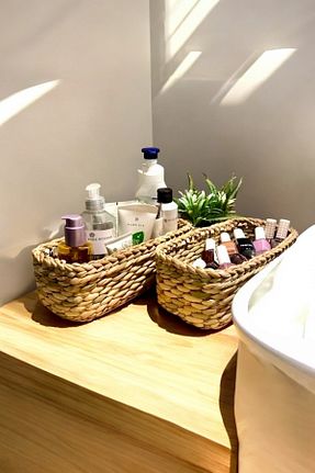 نظم دهنده حمام خاکی حصیر AFRALYAHOME - کد 805971766