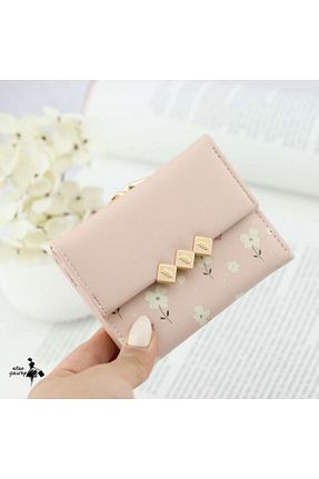 کیف پول صورتی زنانه ابعاد کوچک rinkadoll - کد 877493035