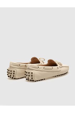کفش کژوال بژ زنانه چرم خالص Cabani - کد 98070102