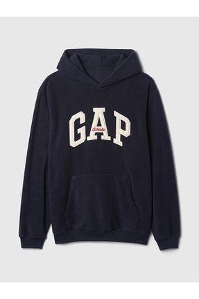 سوئیشرت سرمه ای مردانه چاپی GAP - کد 884906660