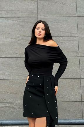 بلوز مشکی زنانه ساده LaGrace - کد 884919292