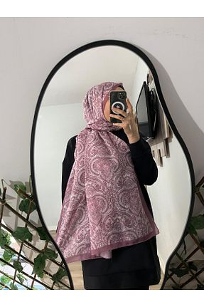 شال صورتی زنانه پنبه پلی استر Merwiss - کد 884931661