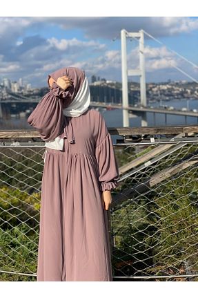 کلاه و ابایا قهوه ای زنانه پلی استر ZÜMHA - کد 884963195
