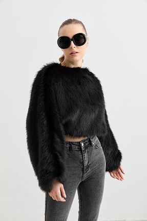 بلوز مشکی زنانه ساده Qutu Butik - کد 885037930