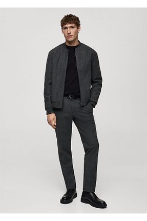 کت بنفش مردانه رگولار MANGO Man - کد 884979165