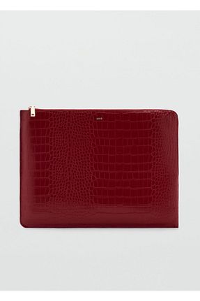 کیف پول قرمز زنانه ابعاد بزرگ MANGO - کد 884977808