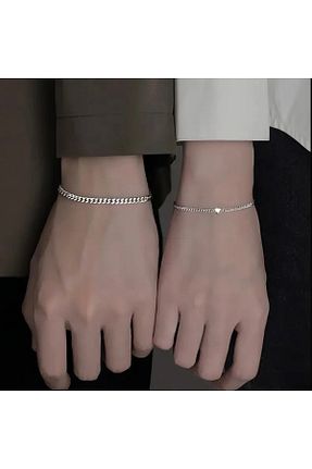 دستبند استیل (فولاد) متالیک زنانه استیل (فولاد) Home - کد 884974464