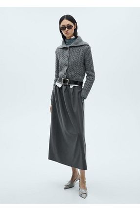 رویه طوسی زنانه رگولار MANGO - کد 884970963