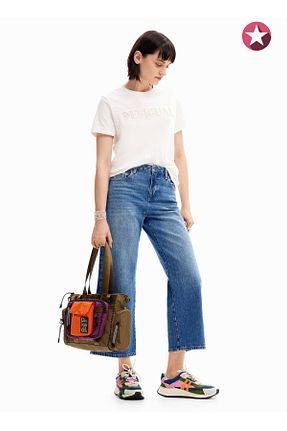 تیشرت سفید زنانه رگولار Desigual - کد 884966350