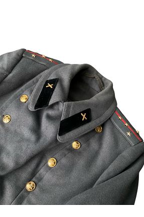 پالتو طوسی زنانه رگولار kho military design - کد 884987912