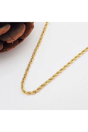 گردنبند استیل ( فولاد ) طلائی زنانه استیل (فولاد) Genel Markalar - کد 775838190