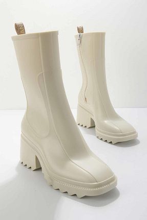 بوت / نیم بوت بژ زنانه EVA / PVC Bambi - کد 221913199