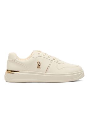 کفش اسنیکر بژ زنانه بند دار U.S. Polo Assn. - کد 883431274