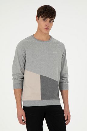 سوئیشرت طوسی مردانه ساده U.S. Polo Assn. - کد 885039156