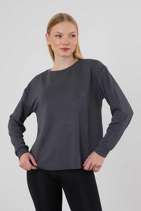 سوئیشرت طوسی زنانه ساده Rays - کد 885091202