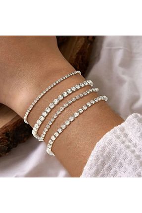 دستبند استیل (فولاد) طوسی زنانه استیل (فولاد) MAF Atölye - کد 885088196