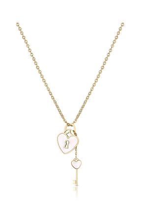 گردنبند استیل ( فولاد ) طلائی زنانه استیل (فولاد) Daniel Klein - کد 885102155