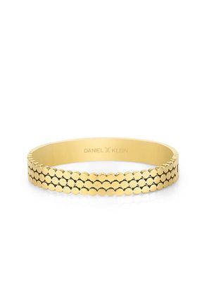 دستبند استیل (فولاد) طلائی زنانه استیل (فولاد) Daniel Klein - کد 885104077