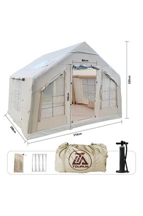 چادر بژ 4 Kişilik ve üstü Campfit - کد 875935546