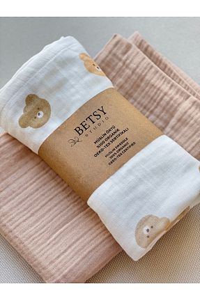 پارچه موسیلین بژ BETSY STUDIO - کد 885166603