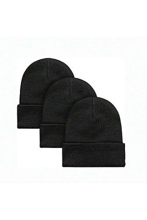 کلاه پشمی مشکی زنانه اکریلیک Eke Tekstil - کد 787336125