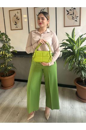 شلوار سبز زنانه پارچه Maryland - کد 885187440