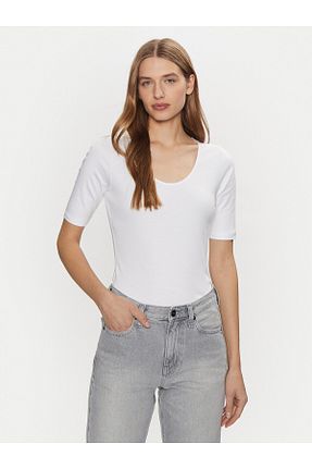 بادی سفید زنانه Calvin Klein - کد 885178972
