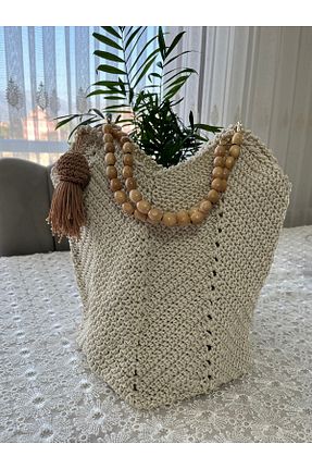 کیف دستی بژ زنانه سایز متوسط Buketto - کد 885204357