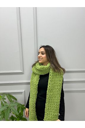شال گردن سبز زنانه مخملی Home - کد 885224445