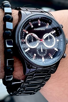 ساعت مچی مشکی مردانه 41-45 میلی متر Choppers - کد 885227301