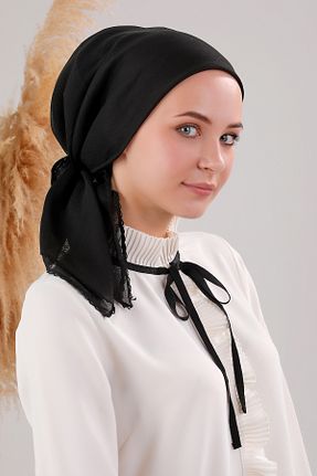 کلاه شنای حجاب مشکی زنانه Melodi Scarf - کد 885268005