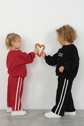 ست بالاتنه و پائین تنه مشکی بچه گانه بافتنی Mioma Kids - کد 885357336