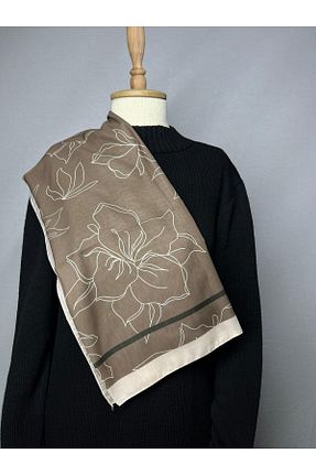 روسری قهوه ای 100 x 100 modesta - کد 885307911