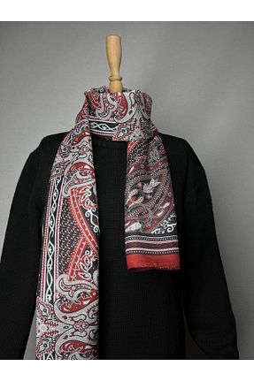 روسری زرشکی 70 * 180 modesta - کد 885288544