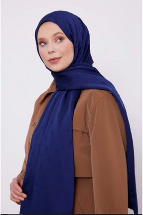 شال سرمه ای زنانه پنبه پلی استر Levidor - کد 865262961