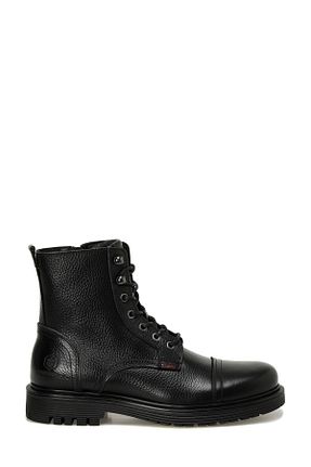 بوت / نیم بوت مشکی مردانه چرم خالص Lumberjack - کد 885340092