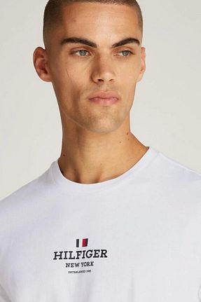 تیشرت طلائی مردانه رگولار Tommy Hilfiger - کد 883587242