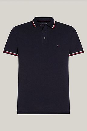 پولوشرت سرمه ای مردانه پنبه ای Tommy Hilfiger - کد 854053428