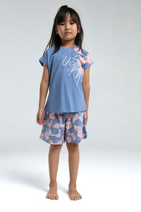 ست بالاتنه و پائین تنه آبی زنانه بافت U.S. Polo Assn. - کد 885402933