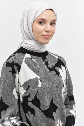 شال طوسی زنانه ویسکون Tuğba - کد 885396020