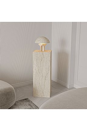 میز عسلی سفید Suntalam ALONEX HOME - کد 888036322