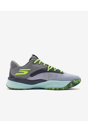 کفش بسکتبال طوسی مردانه پارچه ای Skechers - کد 885409554