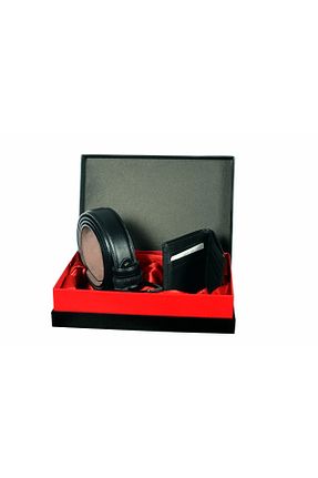 کمربند مشکی مردانه چرم خالص Yurtsever - کد 885437625