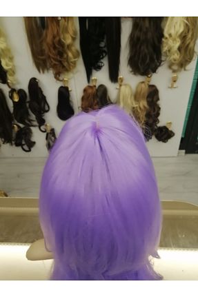 کلاه گیس بنفش زنانه DENİZ - کد 885419346