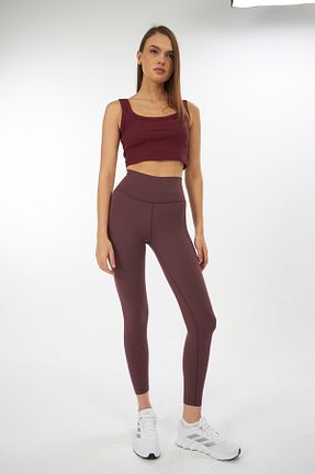 ساق شلواری زرشکی زنانه بافت ujooyoga - کد 885454839