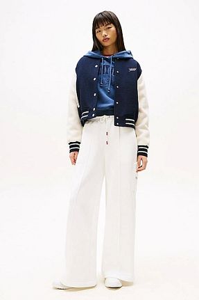 شلوار کرمگن سفید زنانه پلی استر Tommy Hilfiger - کد 885476882